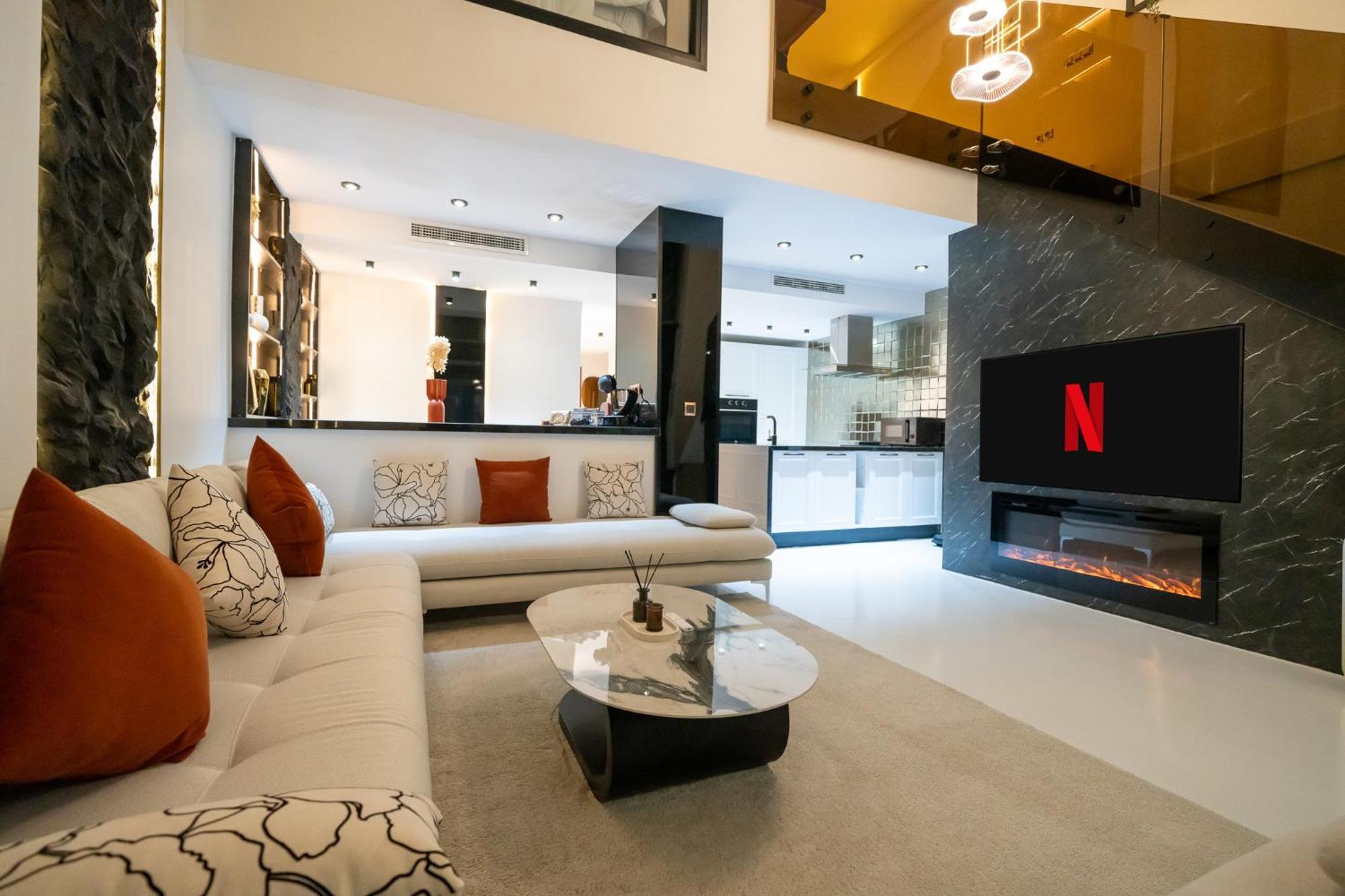 Apartamento Ecrin Secret, Duplex Prestige, Proche Corniche & Medina, Piscine, Parking, Wifi, Iptv, Ac Tánger Exterior foto